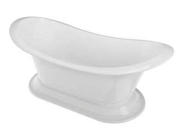 FORMOSA 2.0 - Freestanding oval ceramic bathtub by Olympia Ceramica - view 2